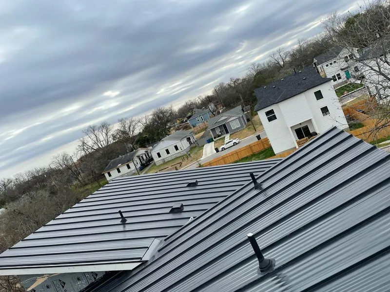 Standing seam metal roof panels with vents for Skylight Repair in Binghamton